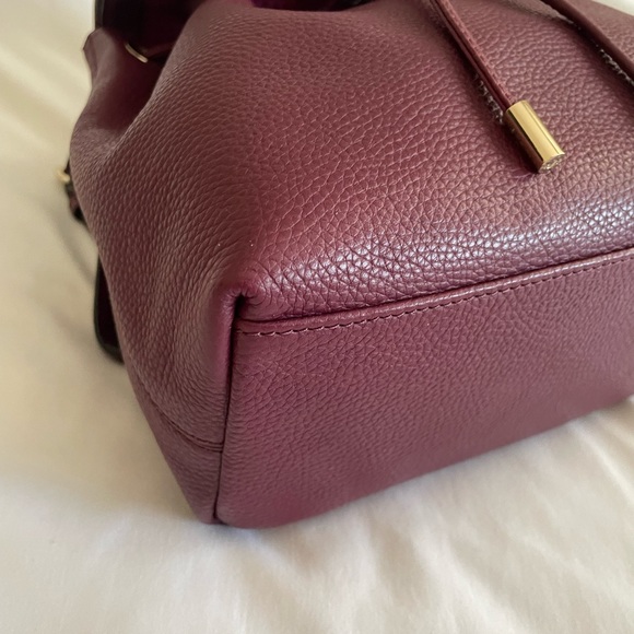Kate Spade Small Breezy Mulberry Street Backpack Burgundy / Purple - Picture 11 of 16